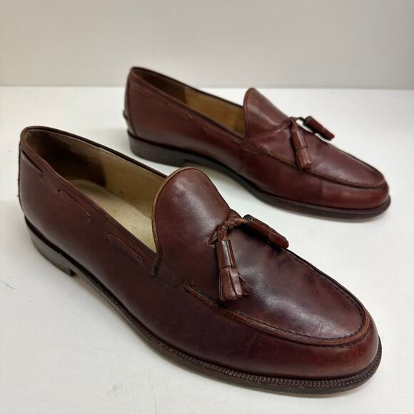 Fratelli Rossetti Tassel Loafer Cognac Brown Calf Venetian Moccasin US 11 /10 UK - Picture 4 of 12